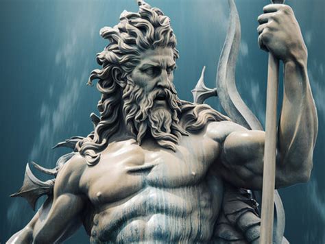 Greek God Statue Poseidon