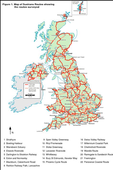 Figure 1 from The UK National Cycle Network: an assessment of the ...