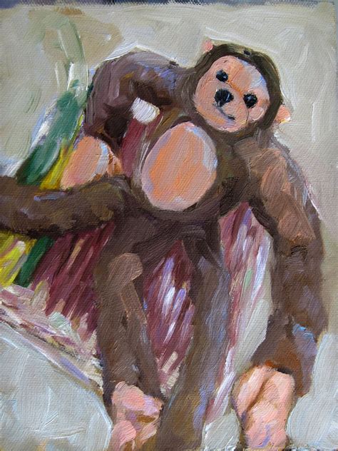 Baby Monkey Riding on a Pig | Carol L. Douglas