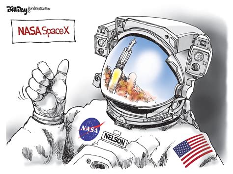 NASA Space X, A Cartoon by Award-Winning Bill Day | Smart City Memphis