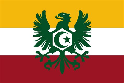 Alternate Sahel Federal Republic flag (with Capital Dakar, Senegal) : r ...