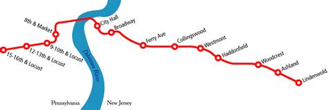 PATCO Speedline (Philadelphia) – Metro maps + Lines, Routes, Schedules