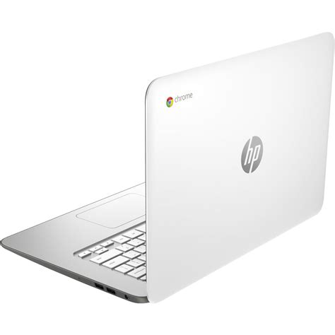 HP Chromebook 14" White Laptop - Intel Celeron 1.40GHz 4GB Mem 16GB SSD ...