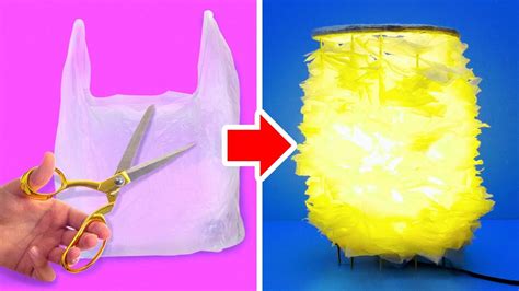 15 AWESOME DIY CRAFTS WITH PLASTIC BAGS - YouTube