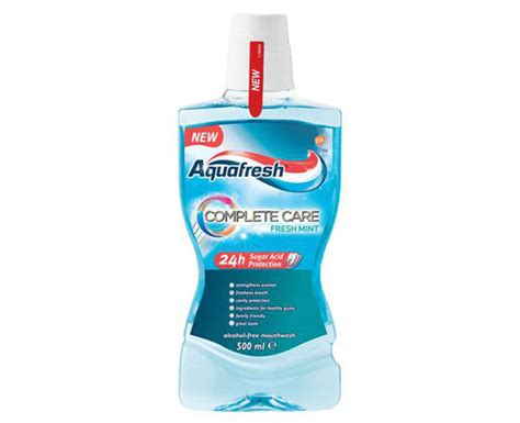 Aquafresh Complete Care Fresh Mint Mouthwash 500ml - Eckos Online