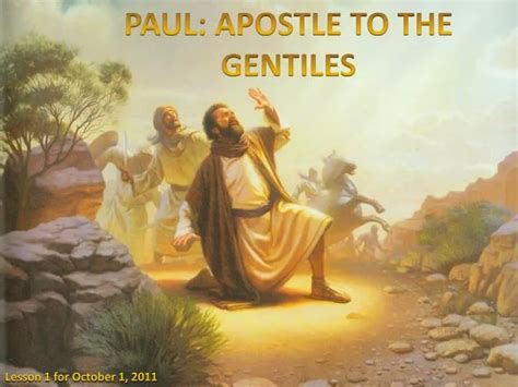 PPT - PAUL: APOSTLE TO THE GENTILES PowerPoint Presentation, free ...