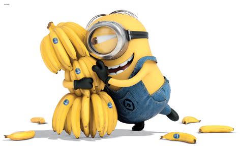 Minion Bananas Wallpaper,HD Cartoons Wallpapers,4k Wallpapers,Images ...