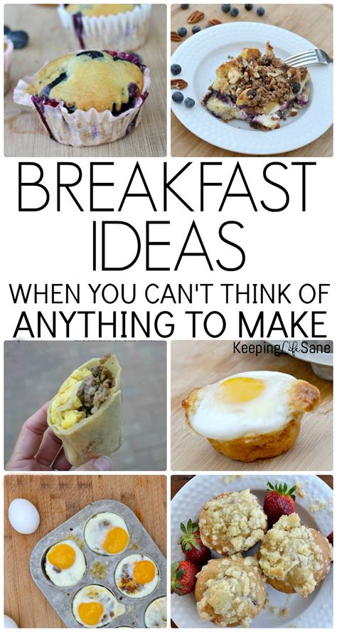 30+ Easy Family Breakfast Ideas - Keeping Life Sane