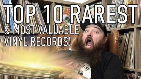 Top 10 RAREST & Most Valuable Vinyl Records in my Collection! - YouTube ...