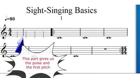 18 Basic Sight Singing Exercises: Learn to sing notes Chords - Chordify