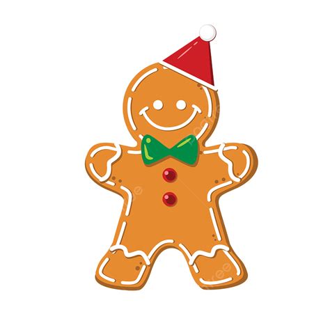 Christmas Gingerbread Man Clipart Hd PNG, Christmas Gingerbread Man ...