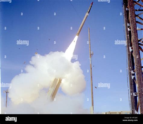 THAAD missile launch in 2005 -3 Stock Photo - Alamy