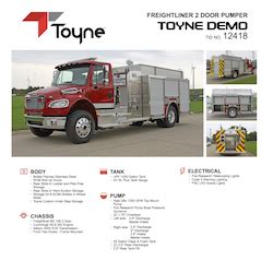 Fire Apparatus Deliveries | Toyne, Inc.