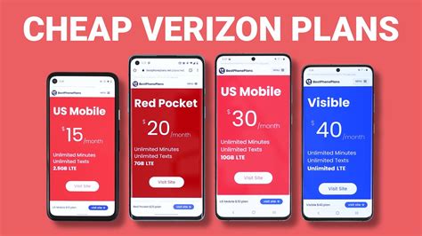 Best Cheap Verizon Cell Phone Plans! - YouTube