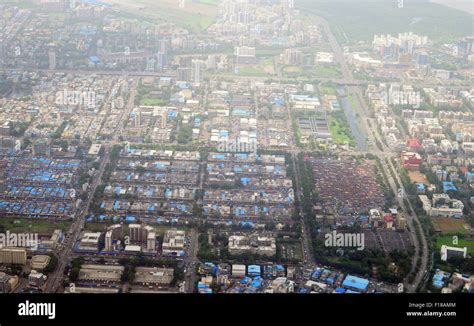 Aerial view of Mumbai India Mumbai cityscape and Mumbai skyline Mumbai ...