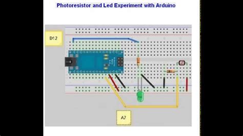 Photoresistor and Led Experiment with Arduino - YouTube