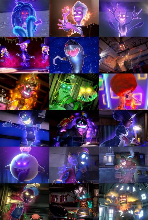 Top 18 Luigi's Mansion 3 Bosses by Merlab on DeviantArt