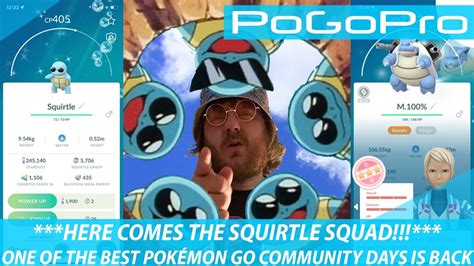 ***HERE COMES THE SQUIRTLE SQUAD!*** Community Day Classic on Pokémon ...