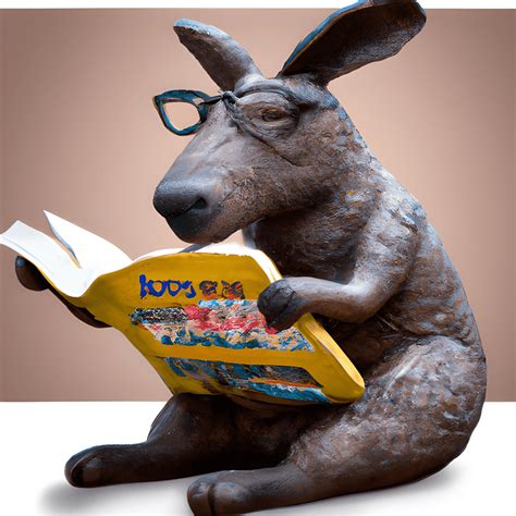 Aardvark Reading a Book · Creative Fabrica