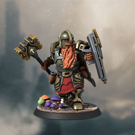 Hero Forge® Color Custom Dwarf TTRPG Miniature | Hero, Character design ...