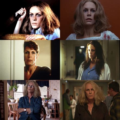 The Evolution of Laurie Strode | Jamie lee curtis halloween, Jamie lee ...