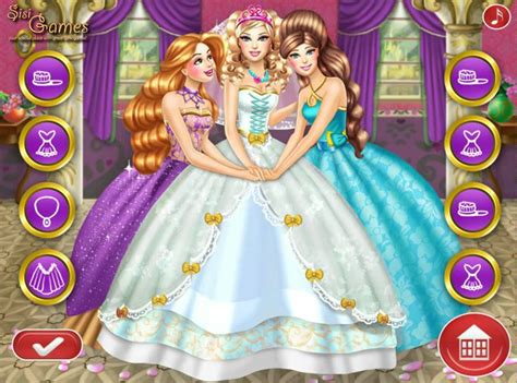 Barbie Wedding Dress up Game play Video ♥ - YouTube