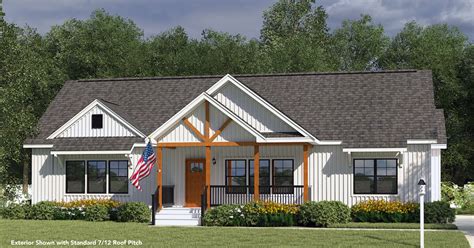 Country Farmhouse Custom Modular Home | 3 bedroom | Modular Home NC