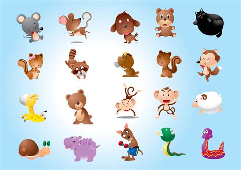 Animal Characters Vectors Vector Art & Graphics | freevector.com