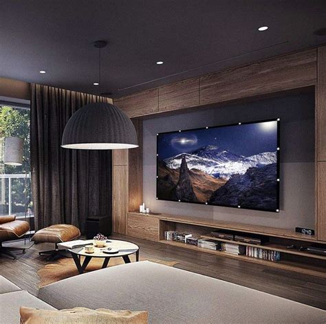 15 the perfect tv wall will surprise the guest 9 in 2020 | Modern tv ...