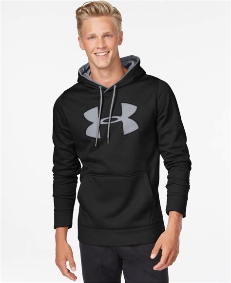 Under armour Men's Storm Armour Big Logo Performance Fleece Pullover ...