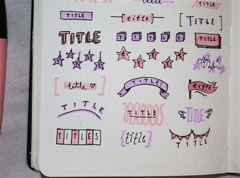 31 Easy Title Ideas For Your Bullet Journal + A Stationery Wishlist ...