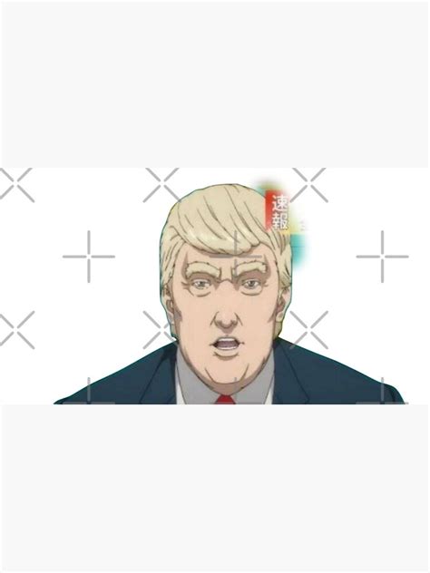 "Donald trump in anime" Poster for Sale by animedesigne4u | Redbubble