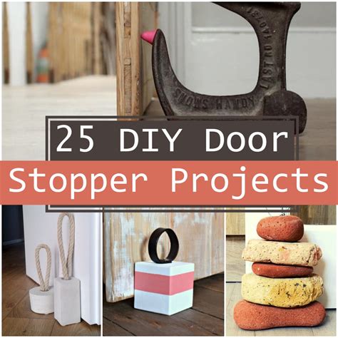 25 DIY Door Stopper Projects You Can Make Easily - DIY Crafts