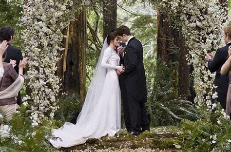 Breaking Dawn Twilight Wedding- flower-adorned wedding ceremony arbor ...