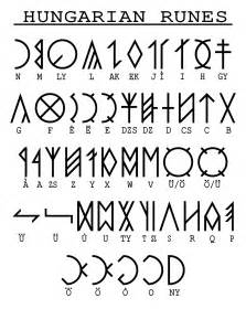 Old Hungarian Runes/Alphabet by lovemystarfire on DeviantArt