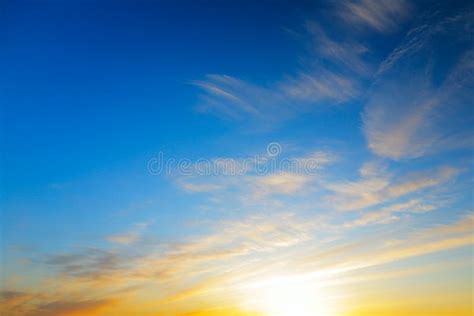 Sunset sky stock image. Image of majestic, beauty, weather - 22453637