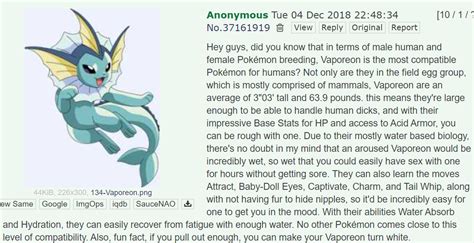 Vaporeon copypasta original | Vaporeon | Memes, Human male, The originals