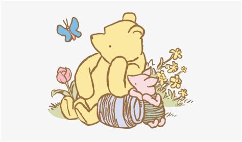 Old Fashioned Vintage Winnie The Pooh - Vintage Render