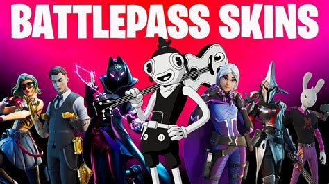 Fortnite ALL BATTLE PASS SKINS (All 18 Seasons ) - YouTube