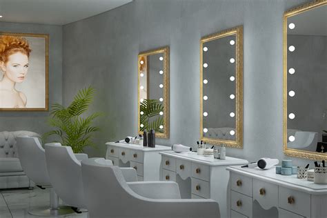 Salon mirrors with lights by Unica Luxury Lighted Mirrors | Salon ...