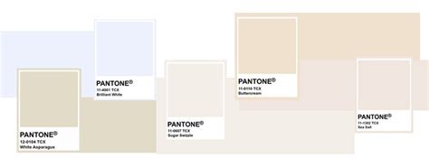 White Pms Color Chart