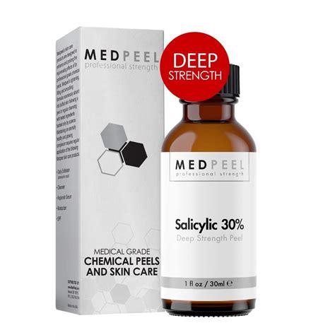 MedPeel Salicylic Acid 30% Peel - Deep Strength, Professional Strength ...