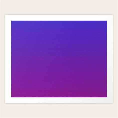 gradient blue purple abstraction Art Print by EziahFong1992 | Society6