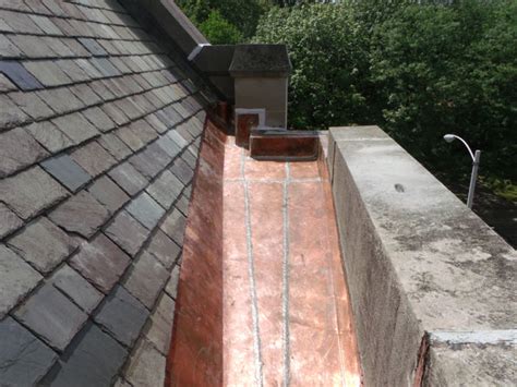 Copper flashing at work – Todco Roofing, Inc. | New Lenox, Chicago, IL