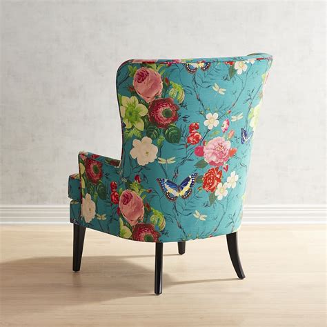 Floral Patterned Accent Chairs - Luxe longhorn gorgeous one of a kind ...