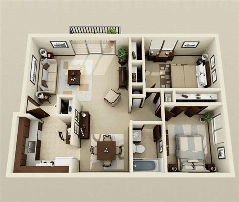 Small Two Bedroom House Interior Design - Bedroom Design Blog: Small ...