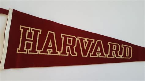 Vintage Circa 1961harvard University Wool Felt Pennant | Etsy | Harvard ...