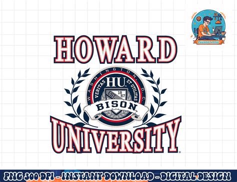 Howard University Bison Laurels Logo Officially Licensed pn | Inspire ...