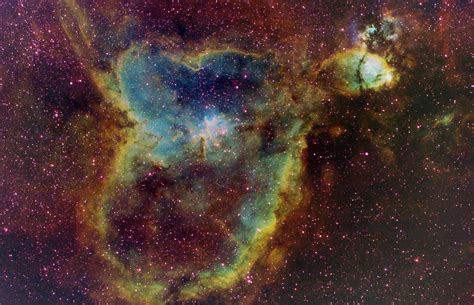 Emission nebula IC 1805 – Heart Nebula - Spacevolve