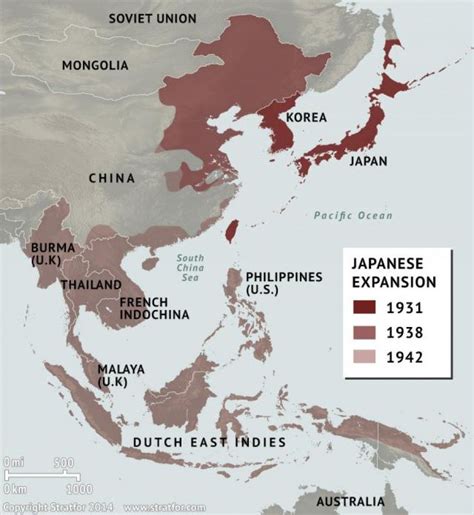 Japan's Territorial Expansion 1931-1942 | Japan surrenders, Japan, Map